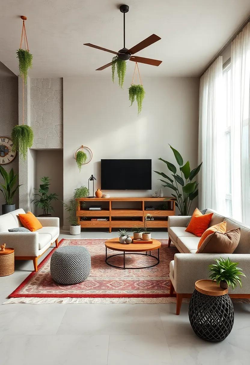 Incorporate natural Elements: Use‍ plants and greenery,such as succulents and hanging ferns,to bring life and vibrancy into the room