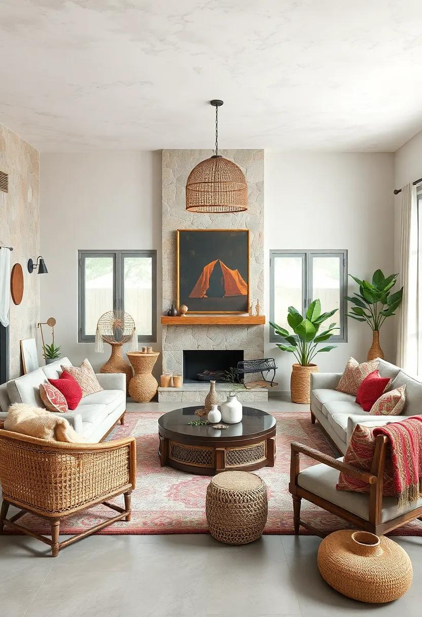 Layer Textures: Incorporate a mix of​ materials such as rattan, wool, ‌and jute⁤ to add‌ depth and interest to⁤ your space