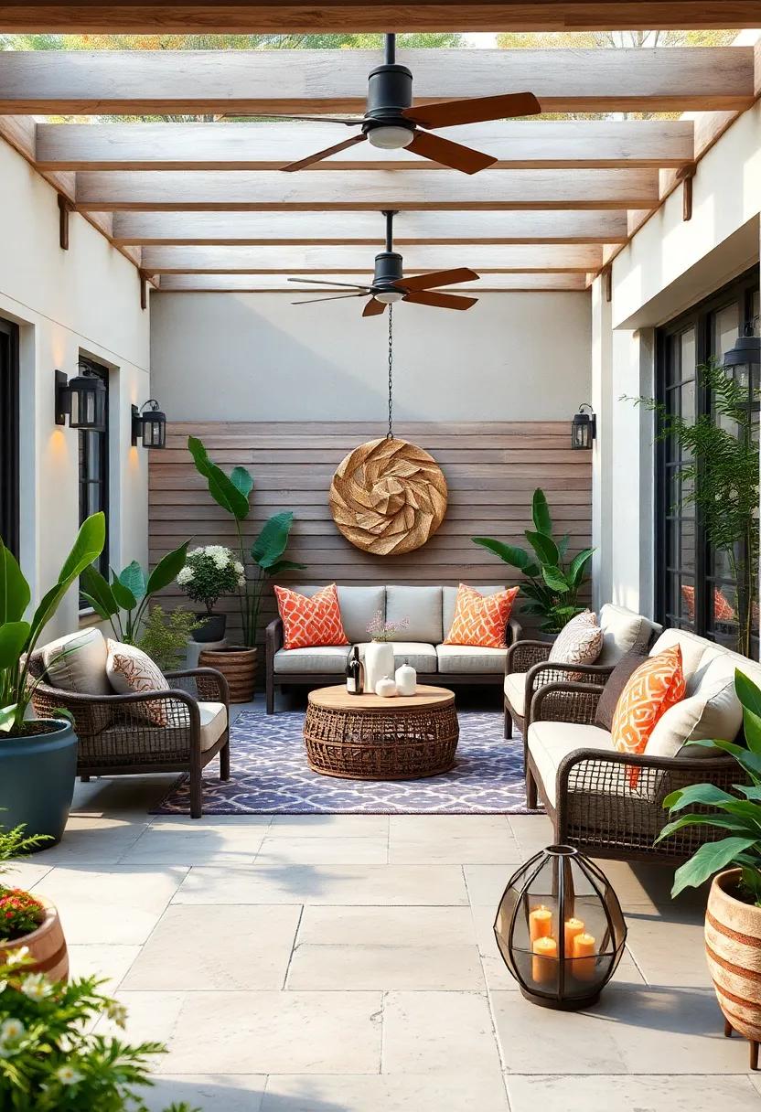 Whimsical Garden Art: Add a personal touch to your space with unique outdoor sculptures, wind chimes, or handcrafted pieces that reflect your style