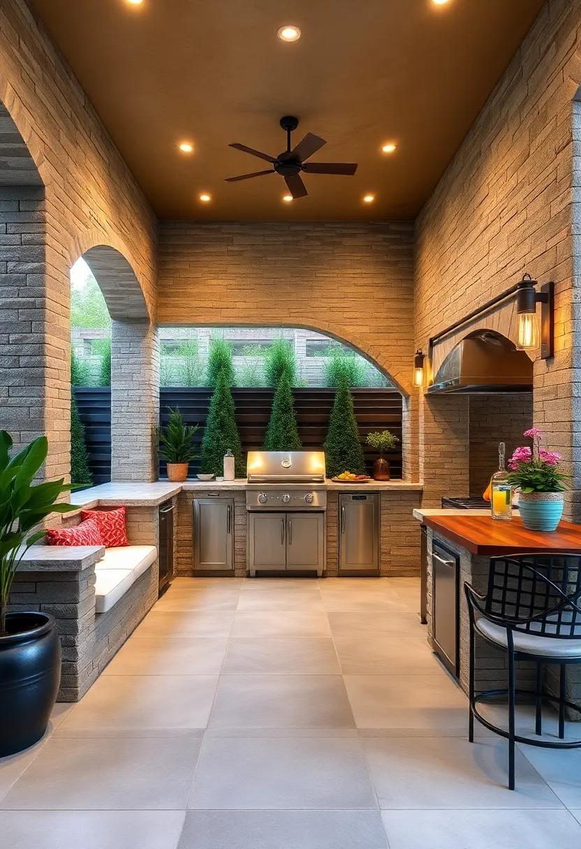Barbecue Bliss: ‌Featuring ​a designated grilling area, ‌this kitchen bar ‍enhances⁣ your barbecue skills, turning casual cookouts into ⁣fun culinary events