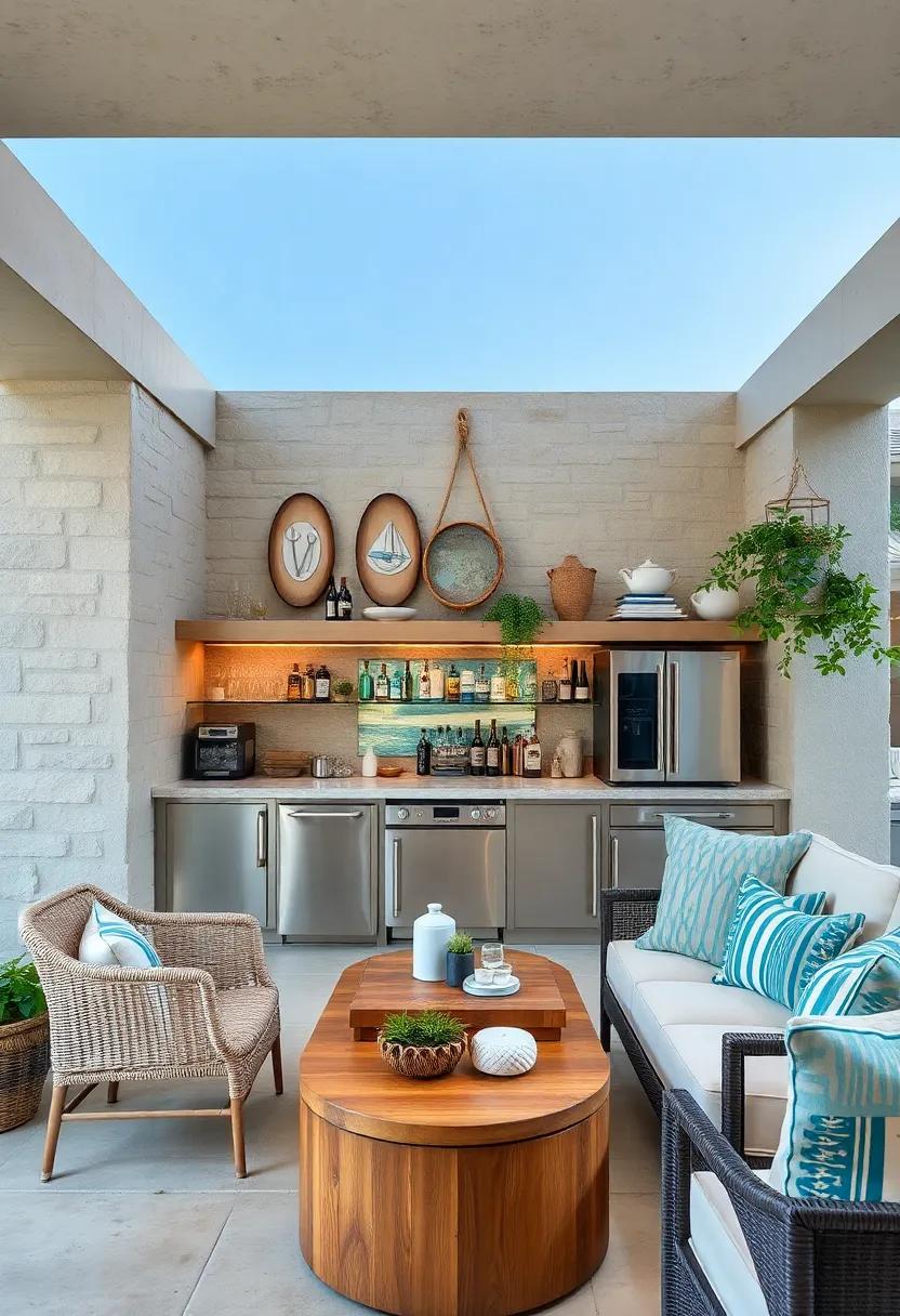 Coastal Retreat:‍ With its light hues⁣ and nautical‌ decor, this bar echoes ‍the serenity of the seaside, providing a tranquil space to⁢ unwind with a drink