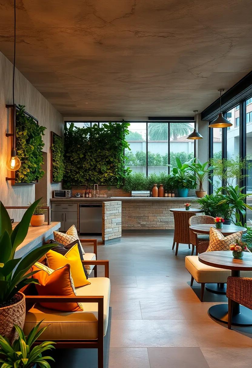 Green Thumb ​Bar: This bar ​incorporates ⁤vertical gardens and planters,‌ allowing guests to enjoy fresh herbs and vegetables‌ right at their fingertips