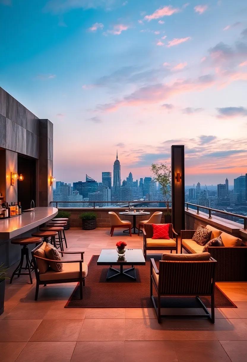 Urban Rooftop: ​With breathtaking views and modular​ furniture, this rooftop bar offers an ideal space for city ⁣dwellers to escape while enjoying the skyline