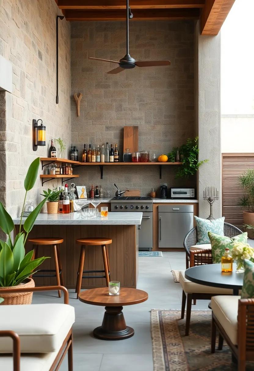 Vintage Vibes: A retro bar featuring⁢ classic cocktail ​tools and vintage glasses brings ‍nostalgia to your outdoor gatherings, encouraging guests to explore new old-fashioned drinks