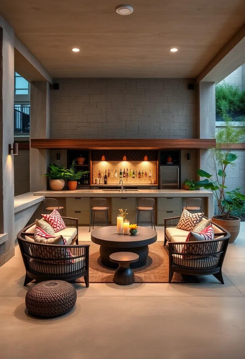 Zen sanctuary: designed ‌for tranquility, this bar features calming⁢ water ⁤elements and comfortable‌ seating, perfect for‌ unwinding after a long day