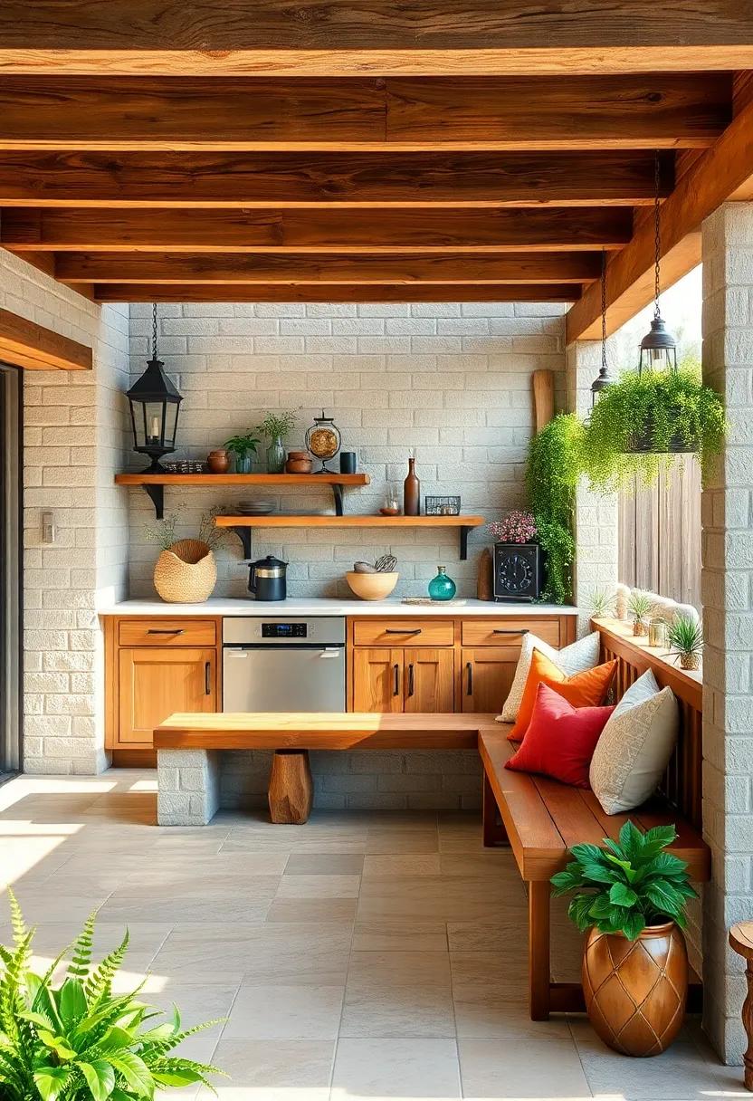 Rustic Farmhouse Vibe: Embrace a rustic aesthetic with reclaimed wood or vintage accents for a cozy farmhouse feel