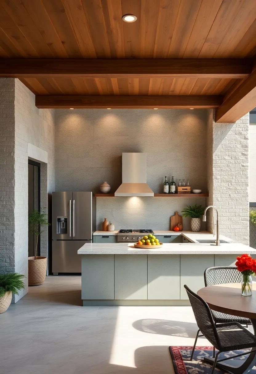 Customizable Backsplashes: Make backsplashes using adjustable panels that can be changed according to seasons or personal preference