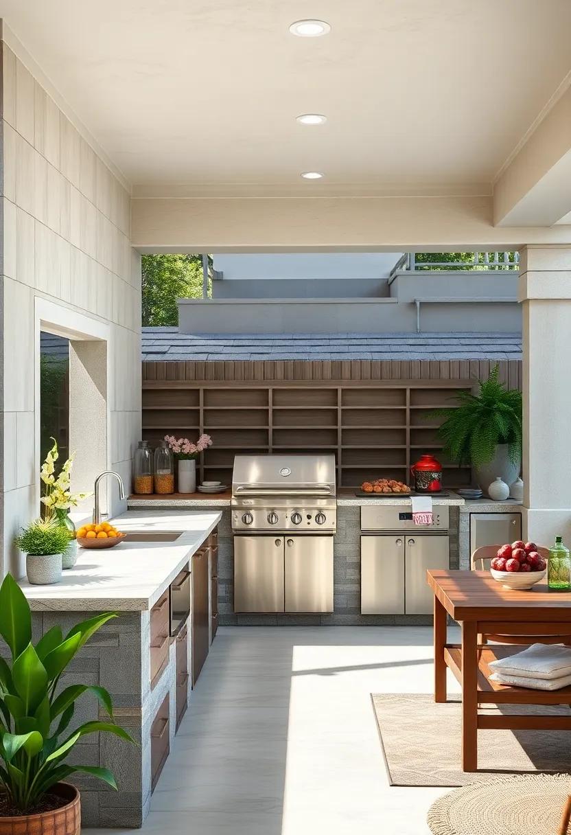 Seamless Installations: Choose countertops that can be installed seamlessly with outdoor grills, enhancing a polished and professional look