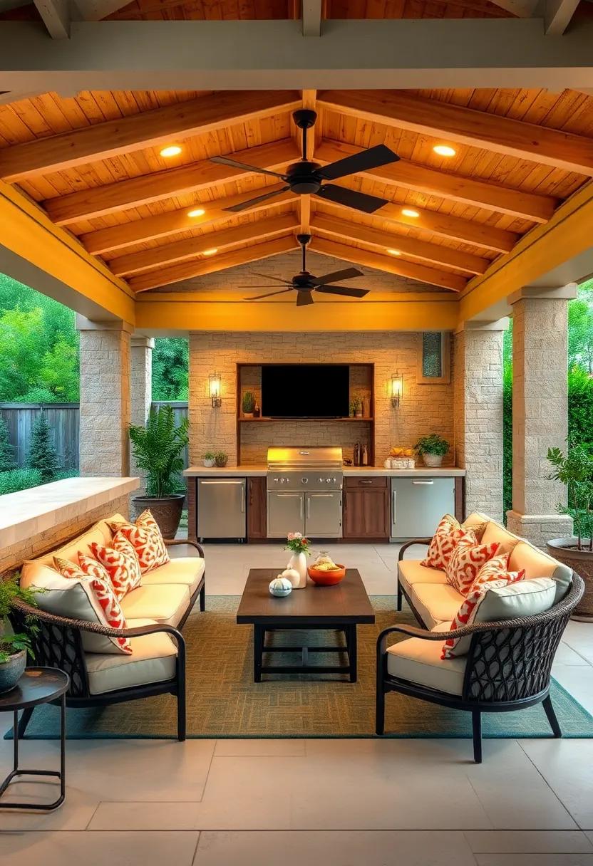 Weather-resistant Fabrics: Select cushions and upholstery made with durable, weather-resistant materials for style that withstands the elements