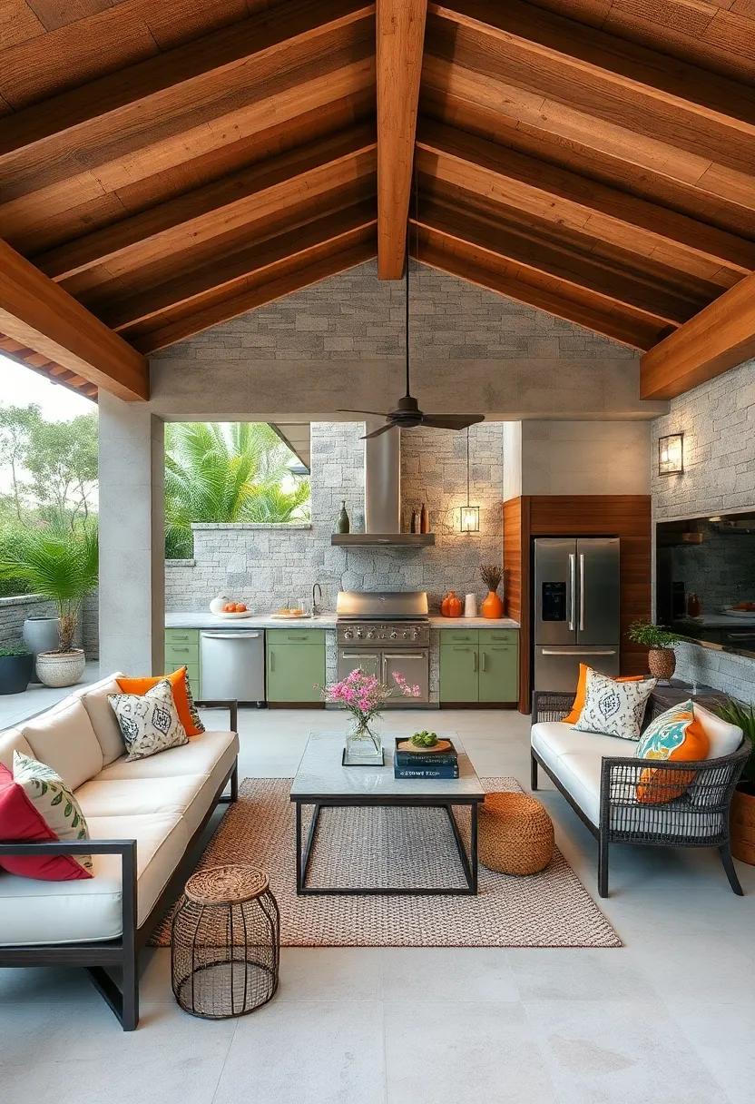 Embracing Modern Technology in Your Outdoor kitchen⁣ Gazebo Design