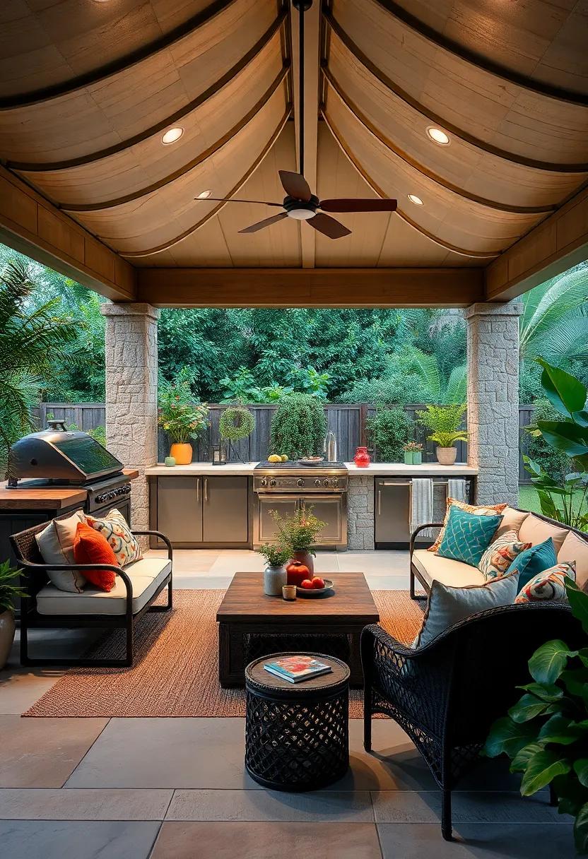 Inspiration from​ Nature:⁣ Integrating Natural Elements Into Your Outdoor‍ Kitchen Gazebo