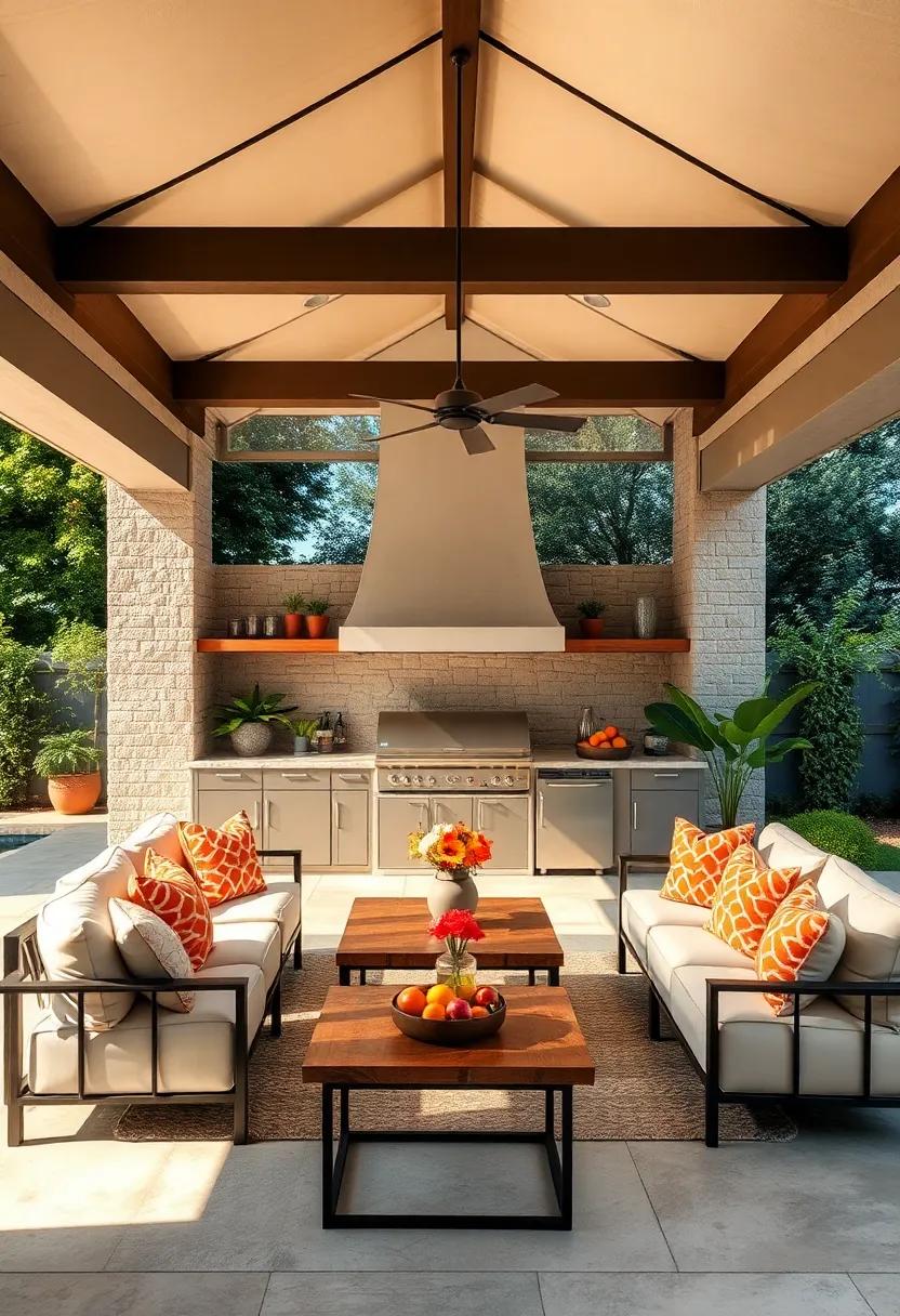 Showcasing Your⁢ Culinary Skills: ⁣thoughtful Layouts for Outdoor Kitchen​ Gazebos