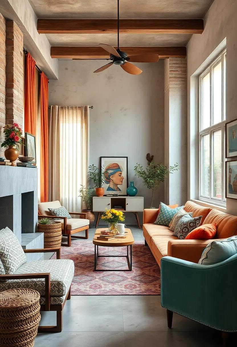 Use ⁣Vintage⁤ Fabrics: Incorporate vintage textiles like ⁢curtains or pillow covers alongside modern pieces for added ⁣warmth and personality