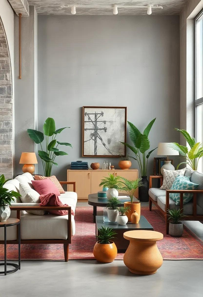 Incorporate Plants: Add greenery in vintage ⁤planters mixed with contemporary ⁢pots to⁣ bring‍ life‌ and balance to your ‌space