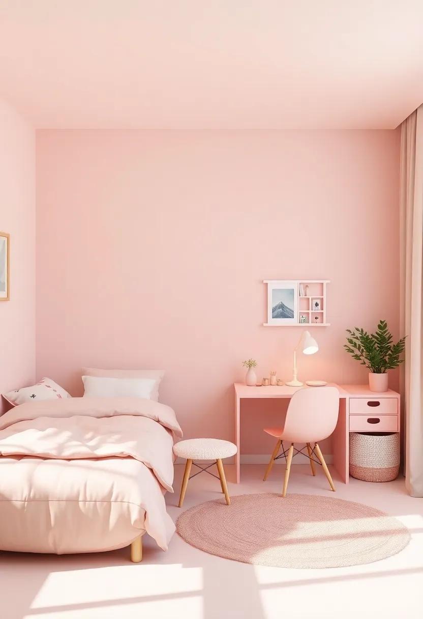 Embracing Pastel Colors for a Dreamy Atmosphere in a Teen Girl's Room