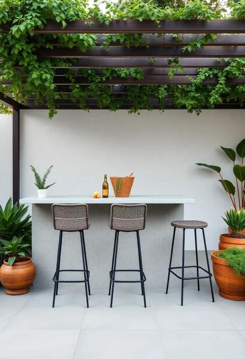 Celebrating Nature: Integrating Your Bar Stools With Garden Elements