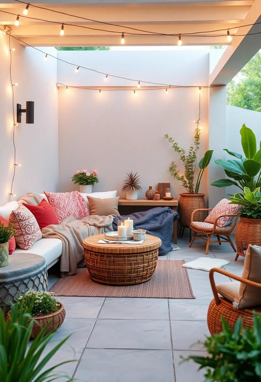 Patio Sleepover: Set up a cozy sleeping area outdoors⁢ with plush blankets and fairy ⁢lights, transforming your patio into a dreamy sleepover spot