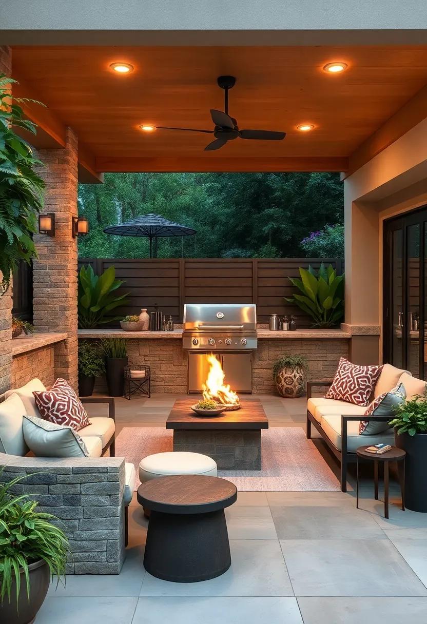 Integrating Fire Features for Warmth and Ambiance