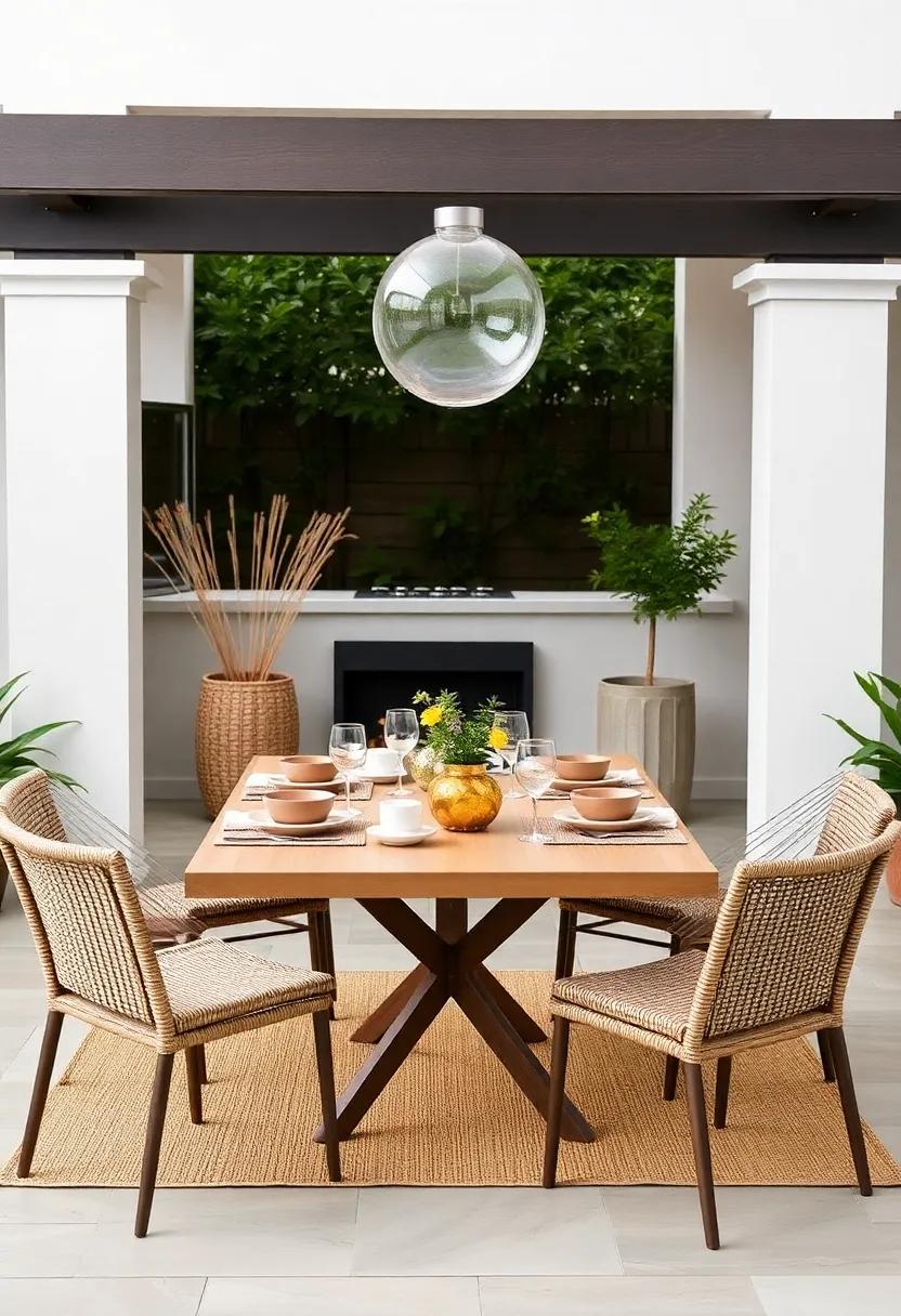 Mix and Match Strategies for Unique and Personalized Outdoor Dining Settings