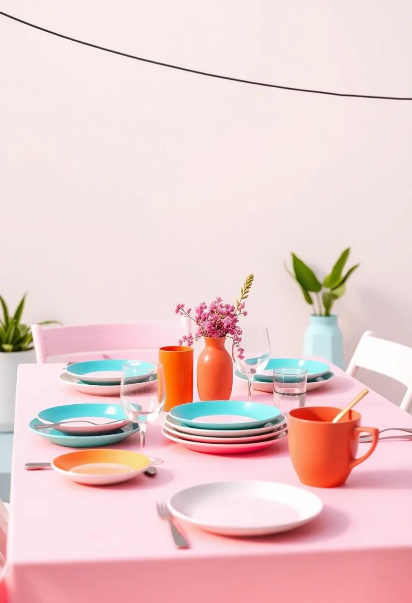 Bold and Bright: Fun Ways to Use Colorful Tableware for Patio Parties