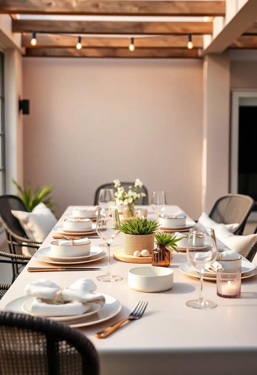 Time to Shine: Spotlight on Luxurious Tableware that Elevates Outdoor Elegance
