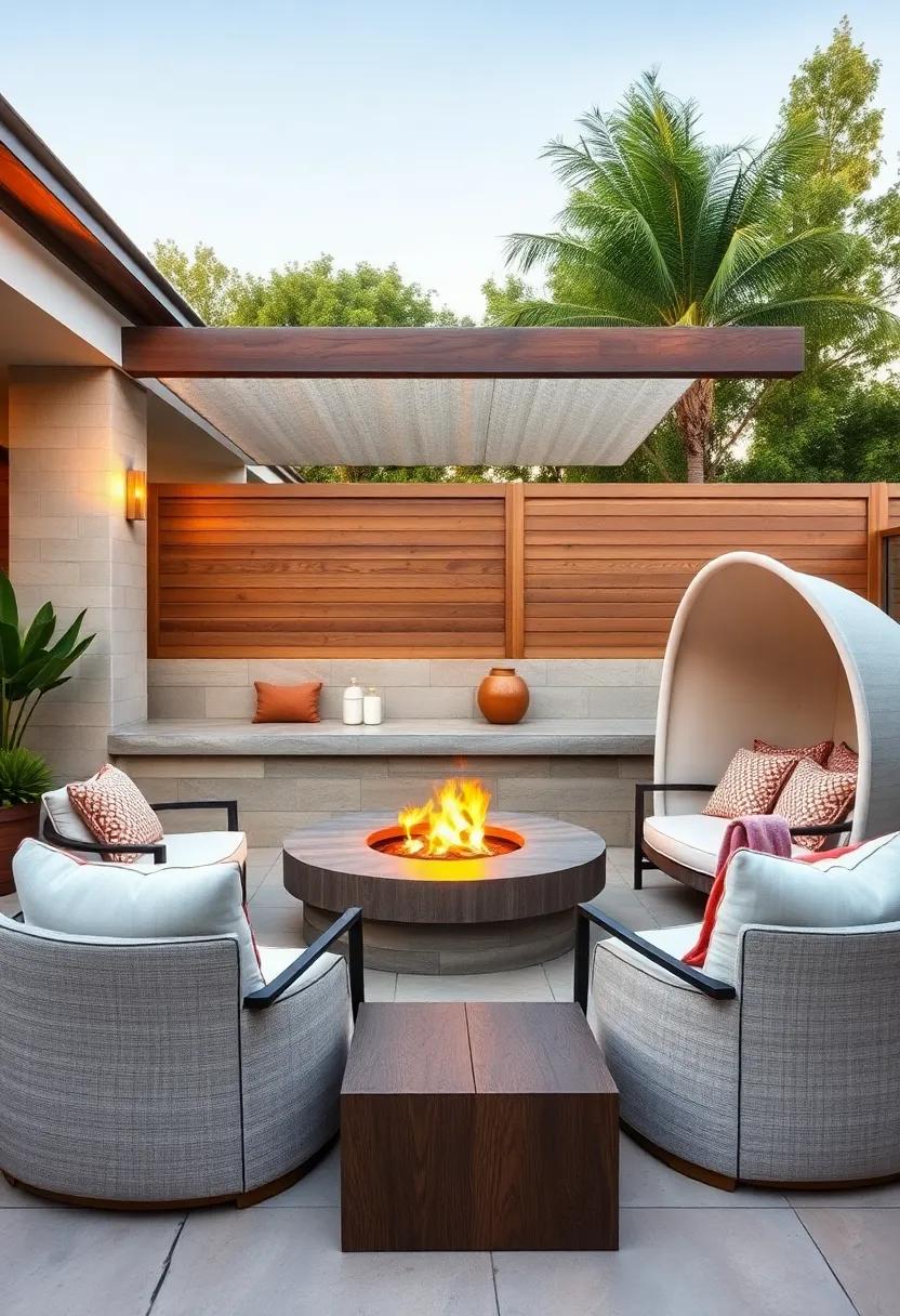 Chill-Out Pods: For a modern twist, consider plush chill-out pods that provide a cozy cocoon-like space, perfect for curling up with a book or catching up with friends