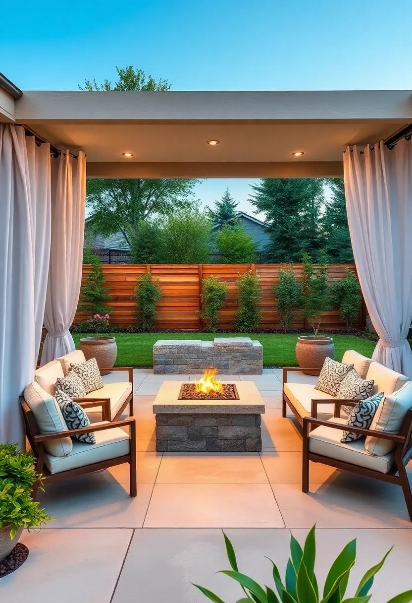 outdoor Sectionals: Encourage conversation with spacious outdoor sectionals that provide enough seating for everyone, ideal for socializing under the stars