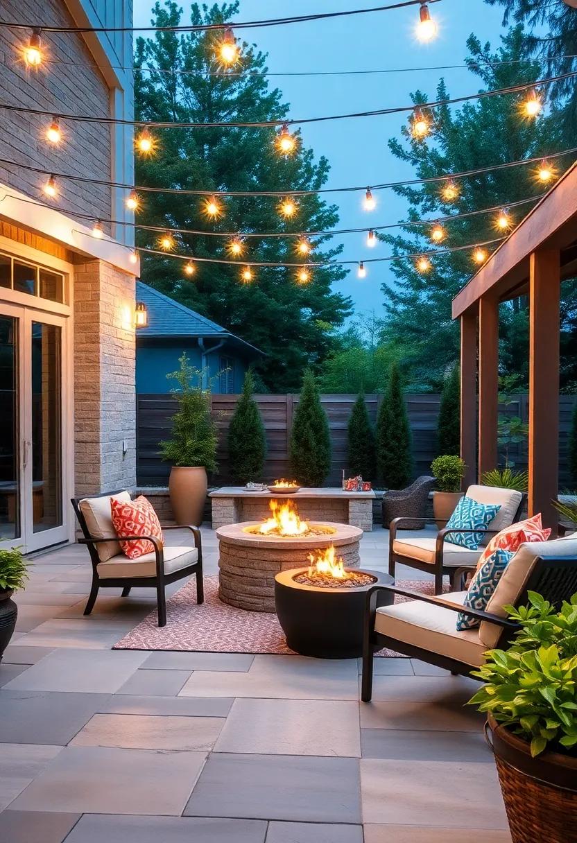 String Lights: Create a magical atmosphere with twinkling string lights overhead, adding a festive touch that brightens your evenings without overwhelming the night sky