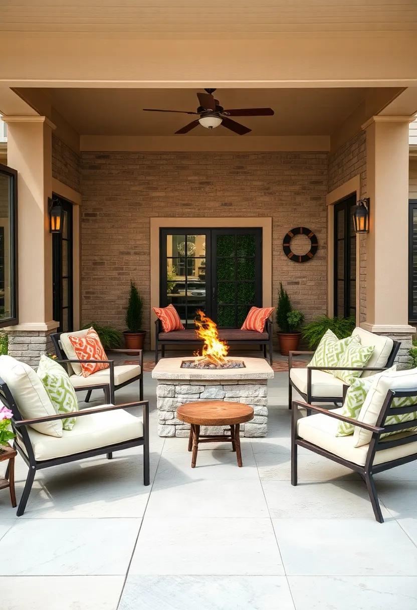 Decorative Pillows: Introduce pops of color and personality to your seating areas with outdoor pillows, offering comfort while allowing you to showcase your style