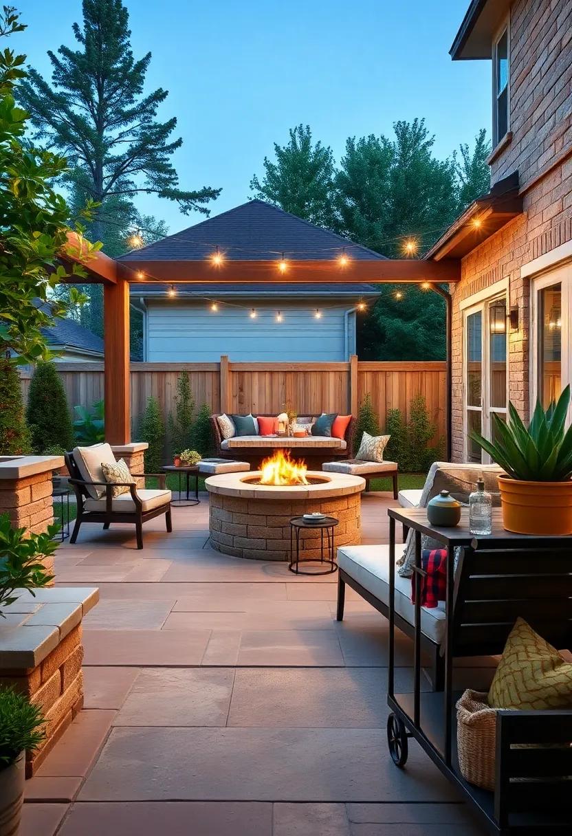 Bar Carts: Elevate your patio entertaining with a chic bar cart stocked with refreshments, turning every gathering into a special occasion with ease