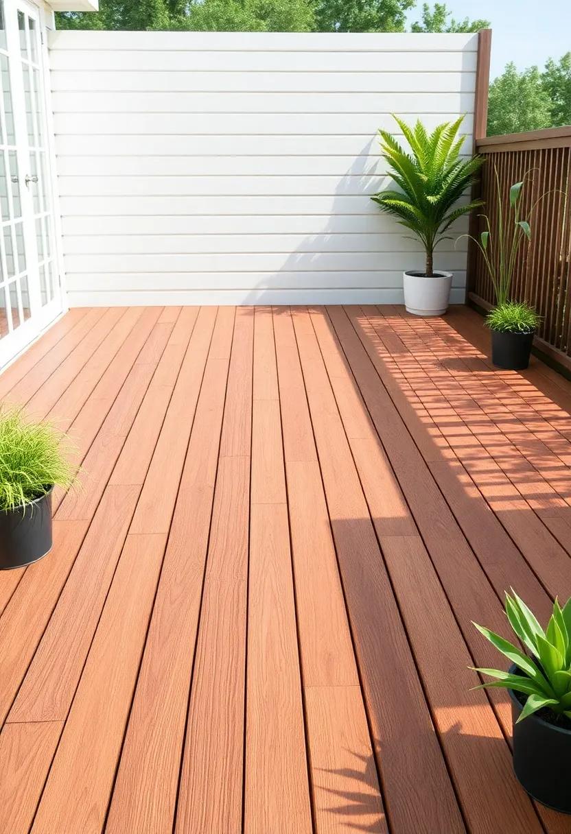 Floating Deck Tiles: Experiment with interlocking ‌floating deck tiles for ‍a ⁤quick and easy‍ install⁤ that allows ⁢for customizable⁤ patterns⁣ and designs