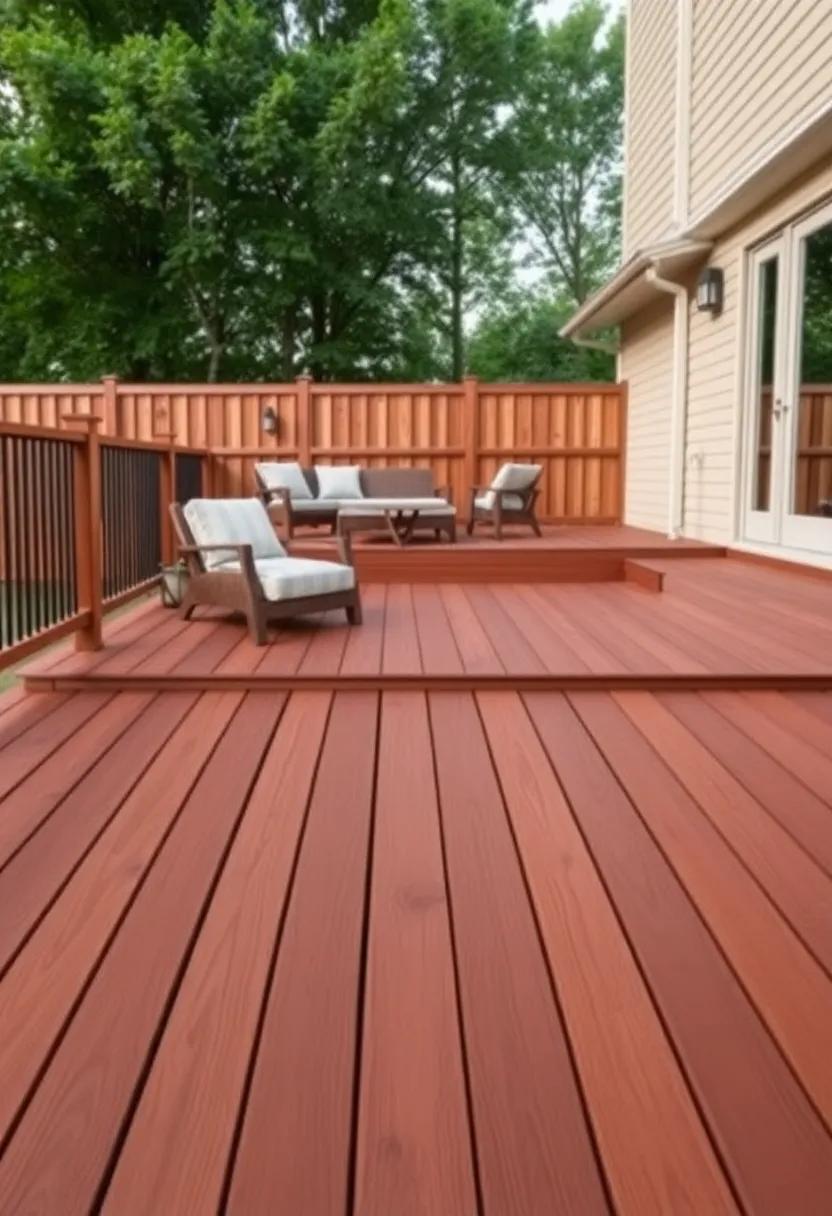 Multi-Level Decking: Create a multi-level deck that adds dimension and functionality, perfect for entertaining and distinct seating areas