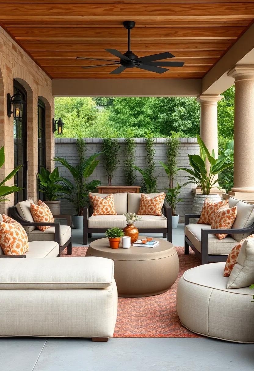 Classically contemporary: Combine ⁢old-world craftsmanship with modern design⁢ in a patio set that features classic ⁢silhouettes and flexible ⁣ottomans for ultimate versatility