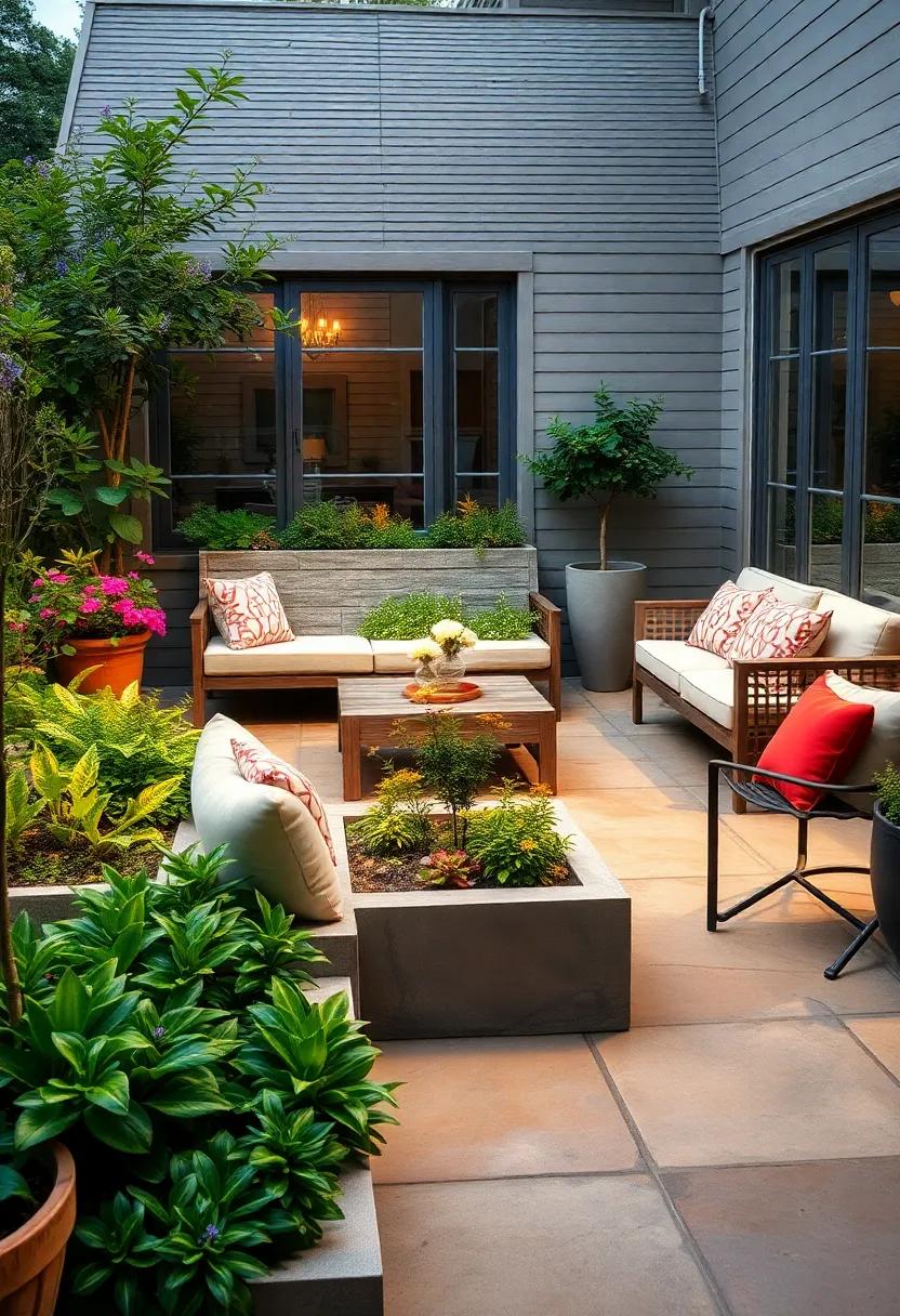 Garden Bed Seating:⁢ Craft benches or seats‍ directly from raised garden beds,‍ combining ​function and creativity ‍for​ a unique​ seating‍ arrangement amidst fragrant blooms
