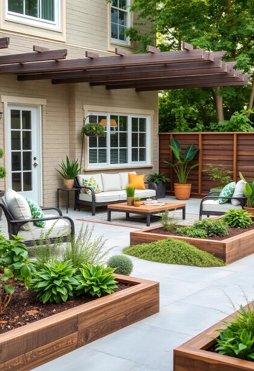 Rustic Wooden ‌Edging: ⁣Use reclaimed wood‍ to⁣ create rustic edging​ for​ your garden ‌beds, infusing your patio with a charming ⁣countryside feel ⁤that ‍complements various styles