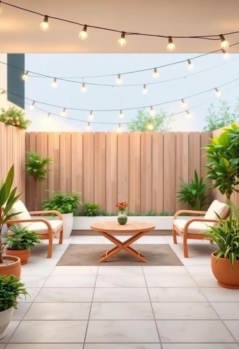 How to Harmonize String Lights with Existing Garden Features