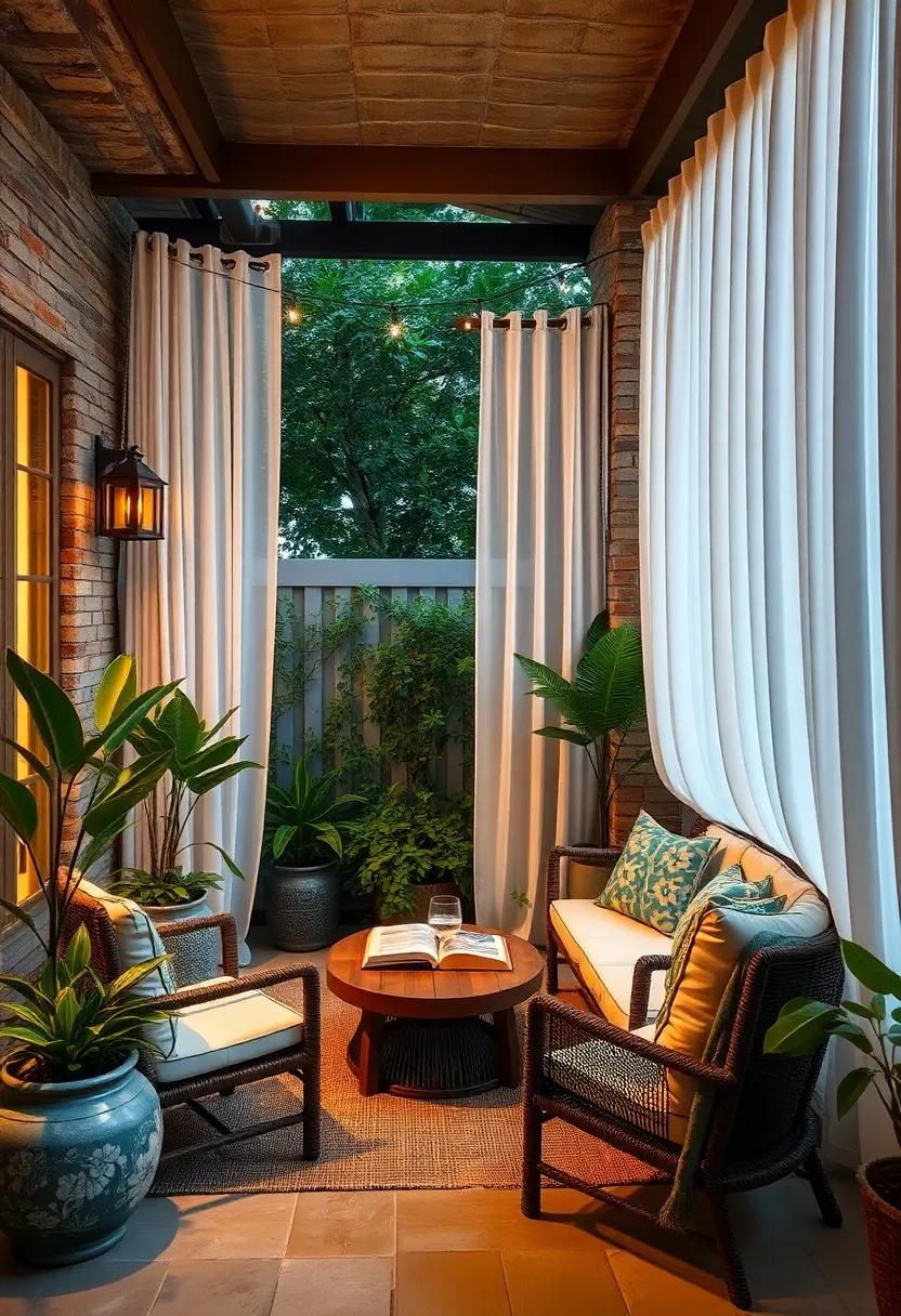 Ethereal Sheer Curtains: Hang sheer, billowy curtains around your reading area, creating an airy feel that invites you to unwind with a book