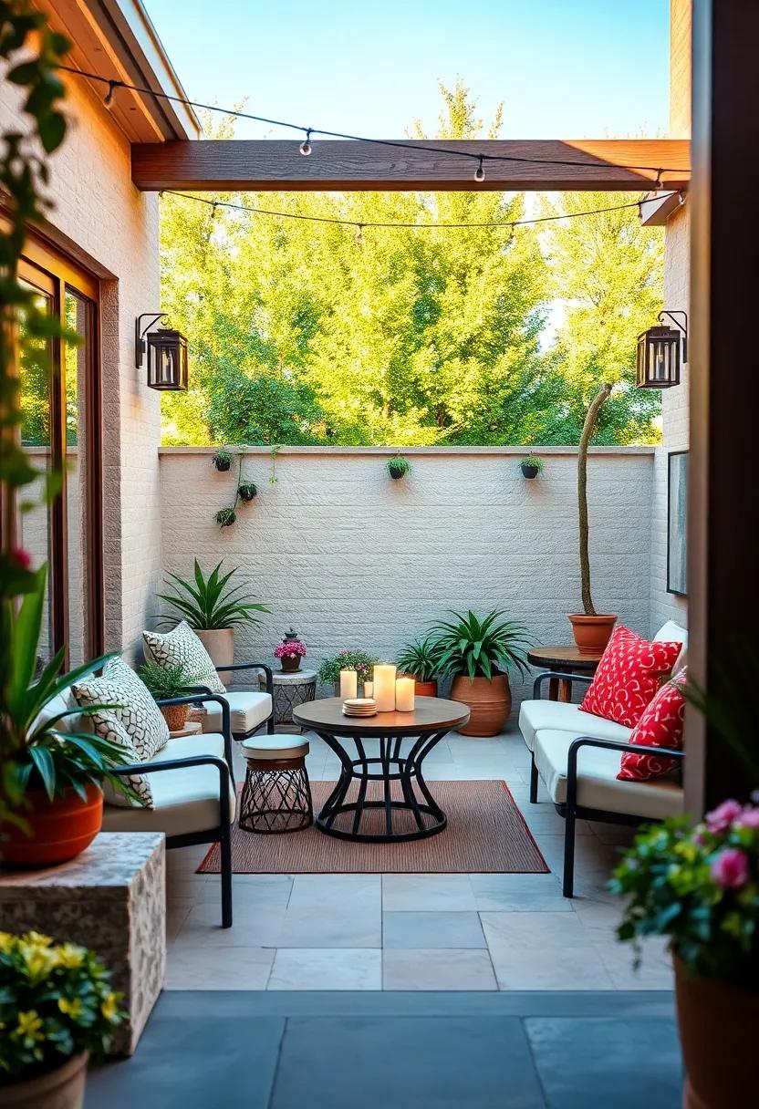 Seasonal Swaps: Decorate your patio according to the seasons, ensuring your reading nook stays fresh and inspiring throughout the year