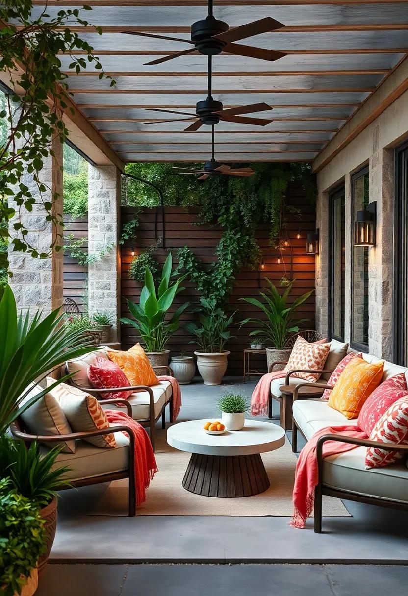 Keep it comfortable: Prioritize ergonomic support with high-quality cushions that provide the best in comfort while enjoying your outdoor space