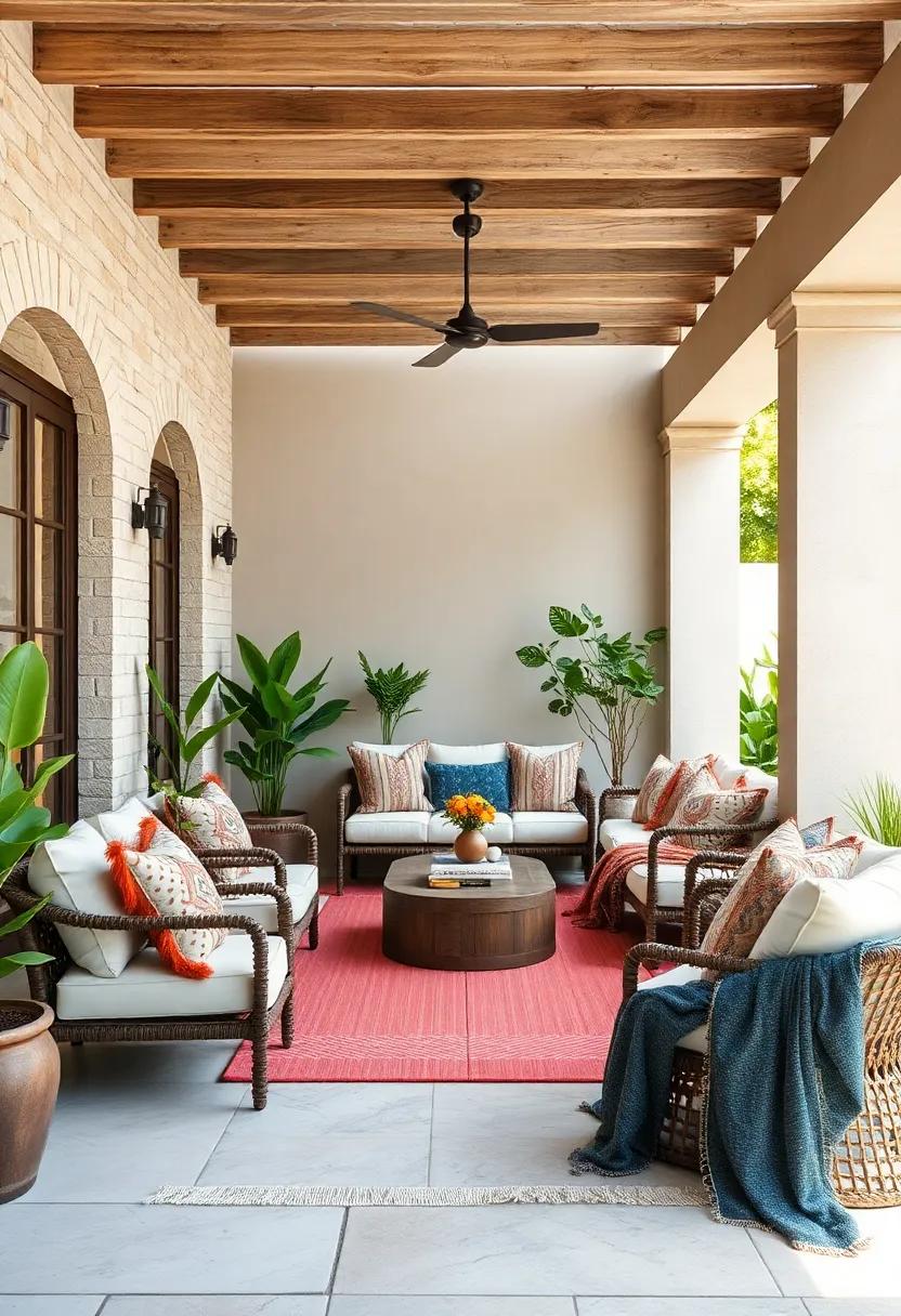 Optimize for lounging: Select deep seating options and plush cushions to create a setting that’s perfect for afternoon naps or starry sky watches