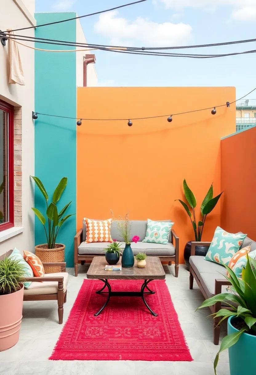 Curating A Colorful Palette For your Urban Patio Retreat