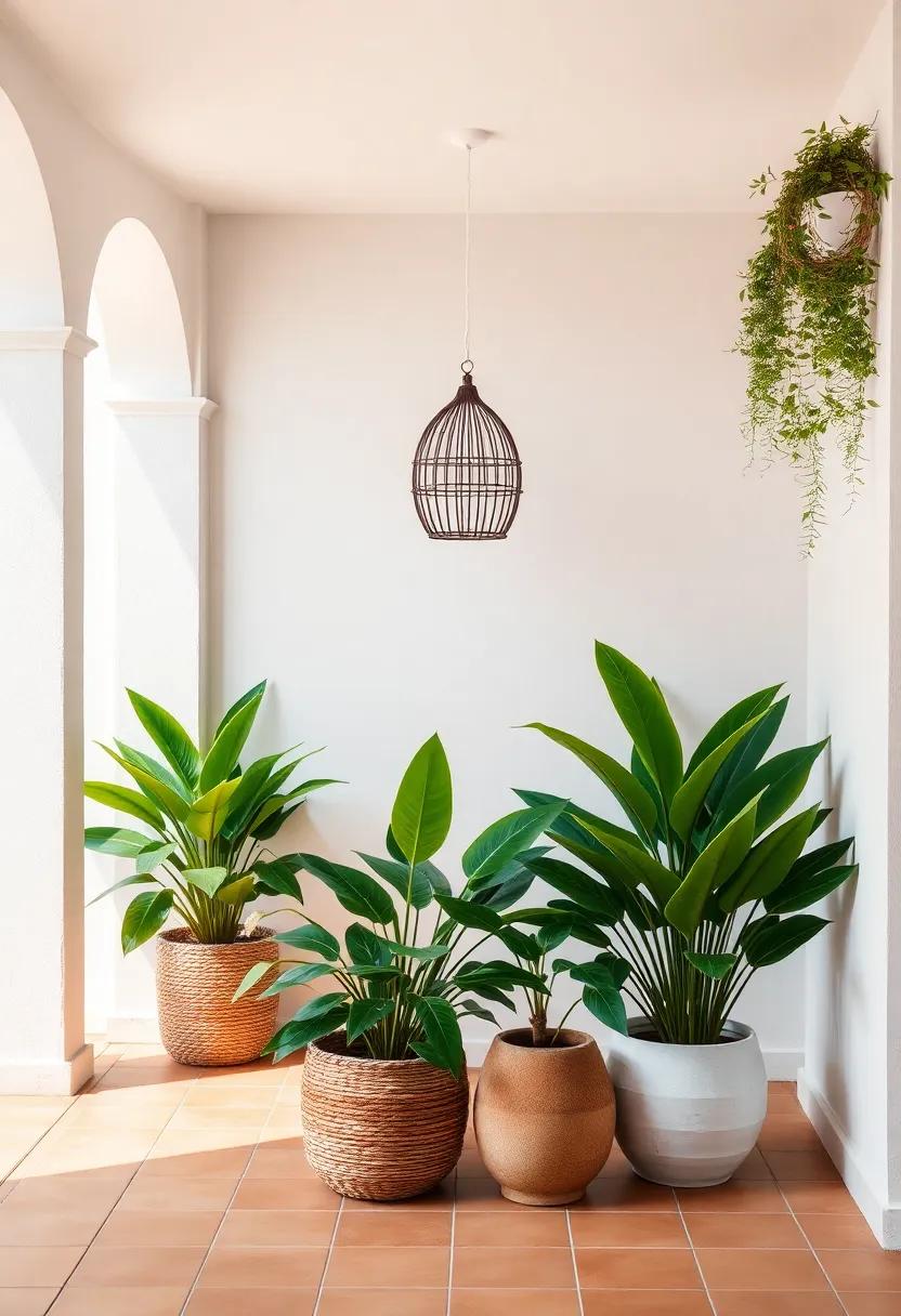 Aromatic Spaces: Select fragrant tropical plants like jasmine or frangipani that not only look beautiful but also fill the air with delightful scents