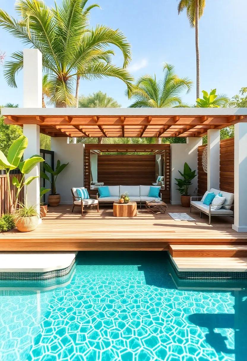 multi-Level Decking: Elevate your patio game with tiered levels that create distinct areas for dining, lounging, and enjoying nature, maximizing your space