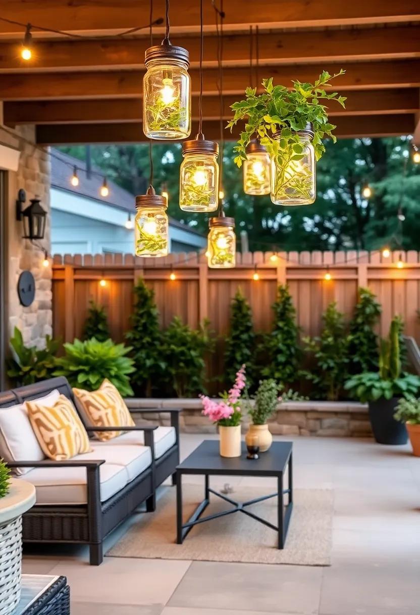 Rustic Lanterns with Twine: Wrap twine ⁢around jars and ⁣hang them ​from tree ⁤branches to create rustic lanterns that‌ sway gently in⁤ the breeze