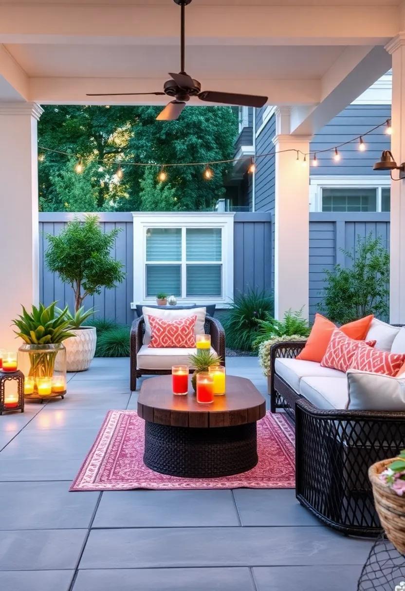 Dipped ‌Mason ⁤Jar ​Lights: Dip jars ‍in colored wax or ‍paint, then add ‍candles ‌for ‌a stylish pop of ⁢color​ that⁢ brightens ⁢up your patio