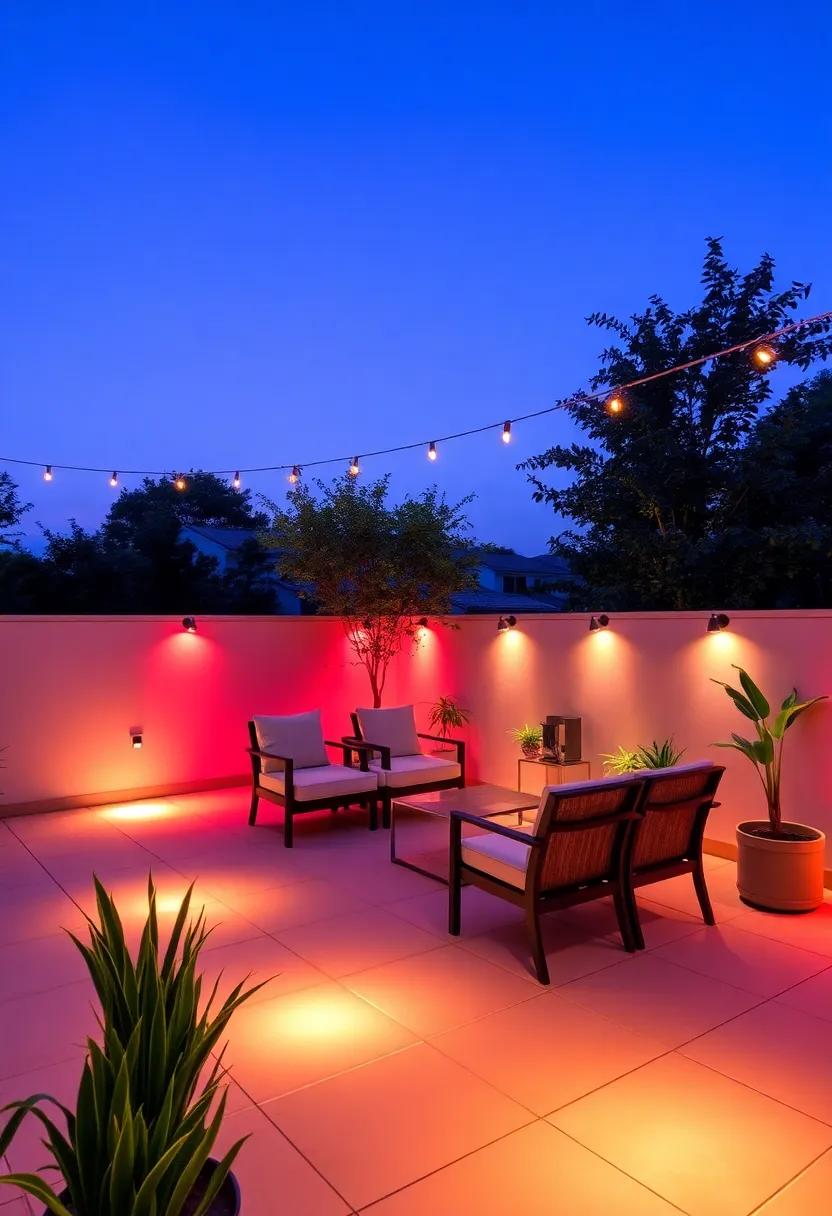Explore the Magic of Colored Lights to Set Different Moods Outdoors