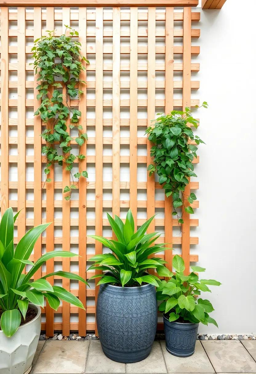 Vertical⁤ gardening: Using⁤ Lattice ⁣Screens for Plant Support