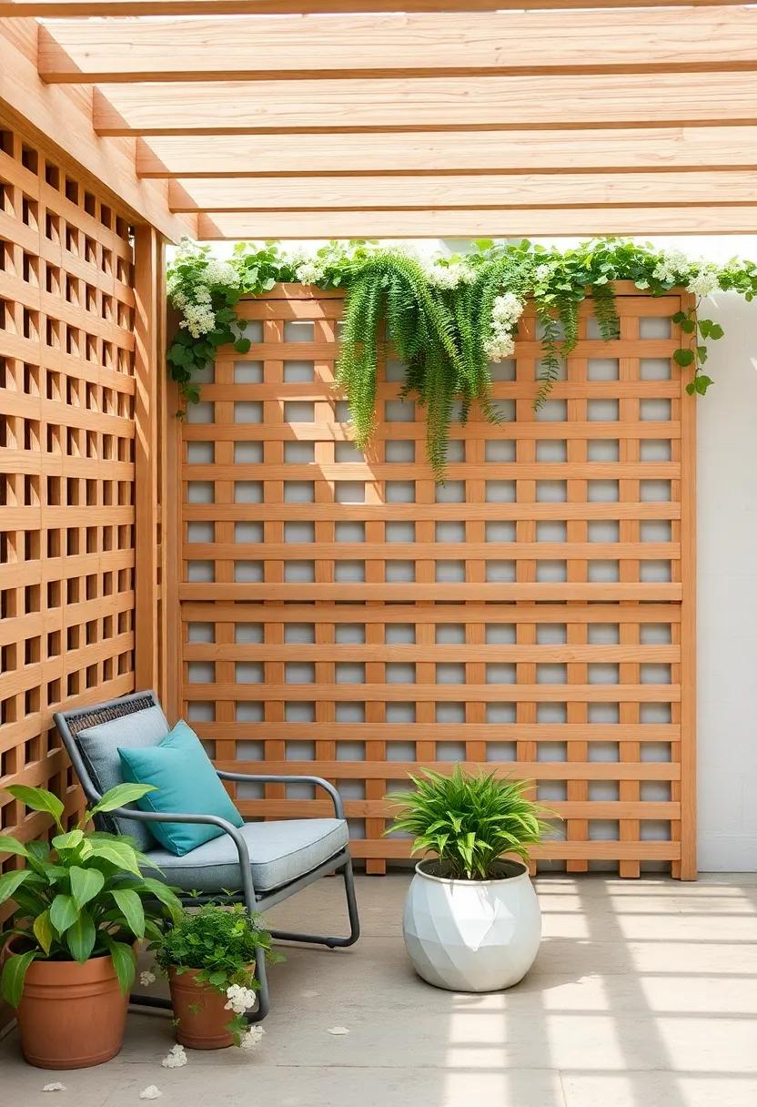 Choosing ‍the Right ⁣Material for Your ‍DIY Lattice‍ Screen Project