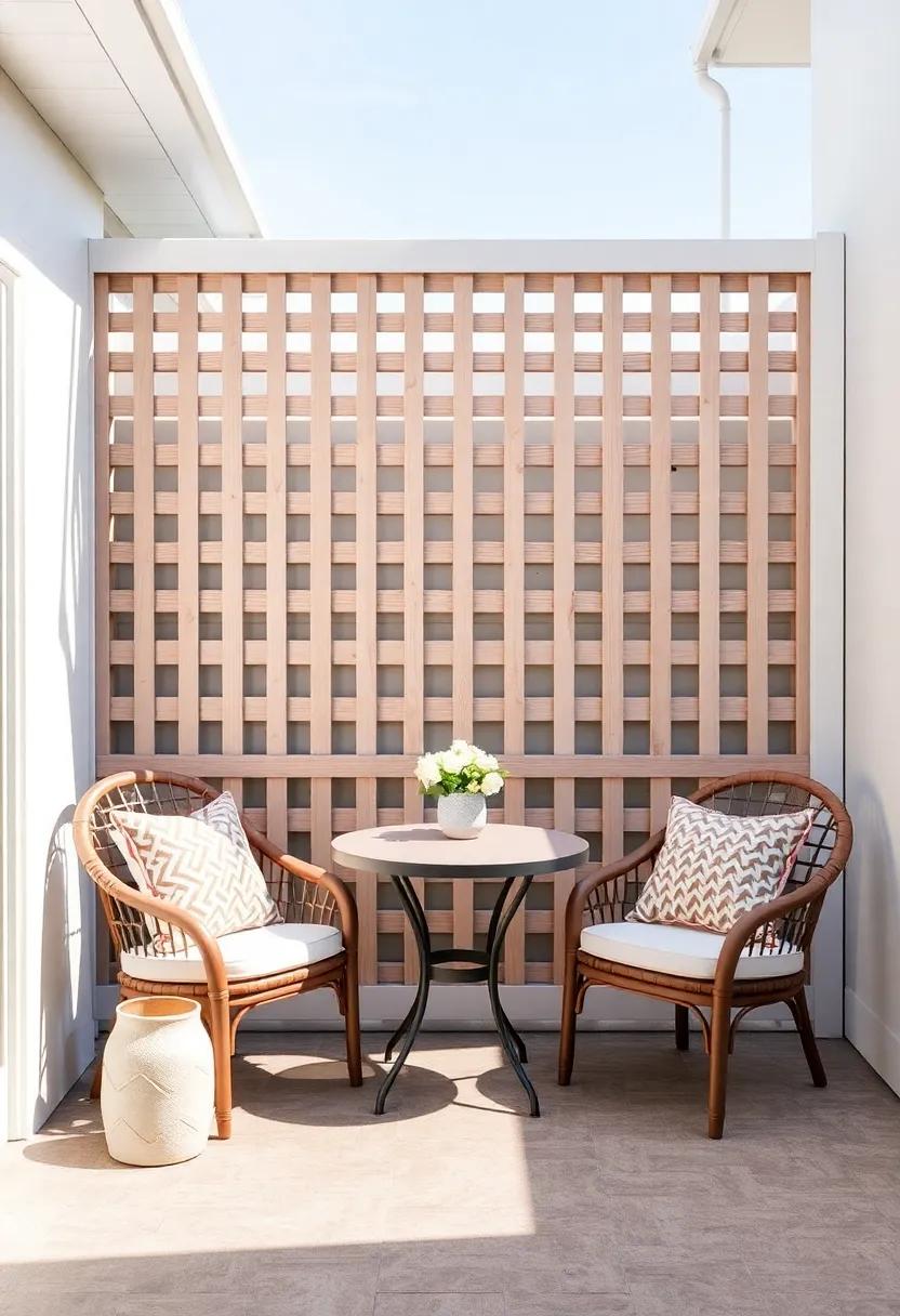 Personalizing ‌Your⁢ Lattice Screen ​with Custom Art and Decor