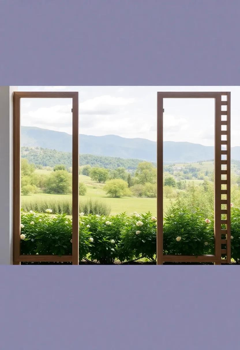 using ​Lattice Screens to Frame Scenic Views in Your Garden